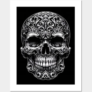 Gothic Skull Posters and Art